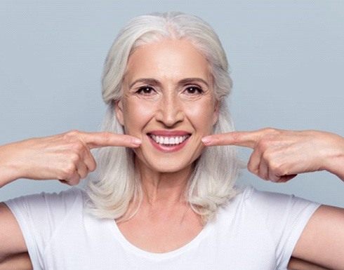 a patient showing off their smile